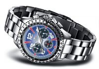 FIREFOX RACER Edelstahl Chronograph FFS15-103 blau